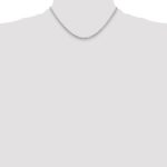 10k White Gold 3.25mm Diamond-cut Rope Chain - Image 4