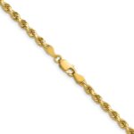 14K 3.5mm Diamond-cut Rope with Lobster Clasp Chain - Image 3