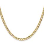 10k 4.3mm Semi-Solid Curb Link Chain - Image 2