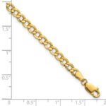 10k 4.3mm Semi-Solid Curb Link Chain - Image 5