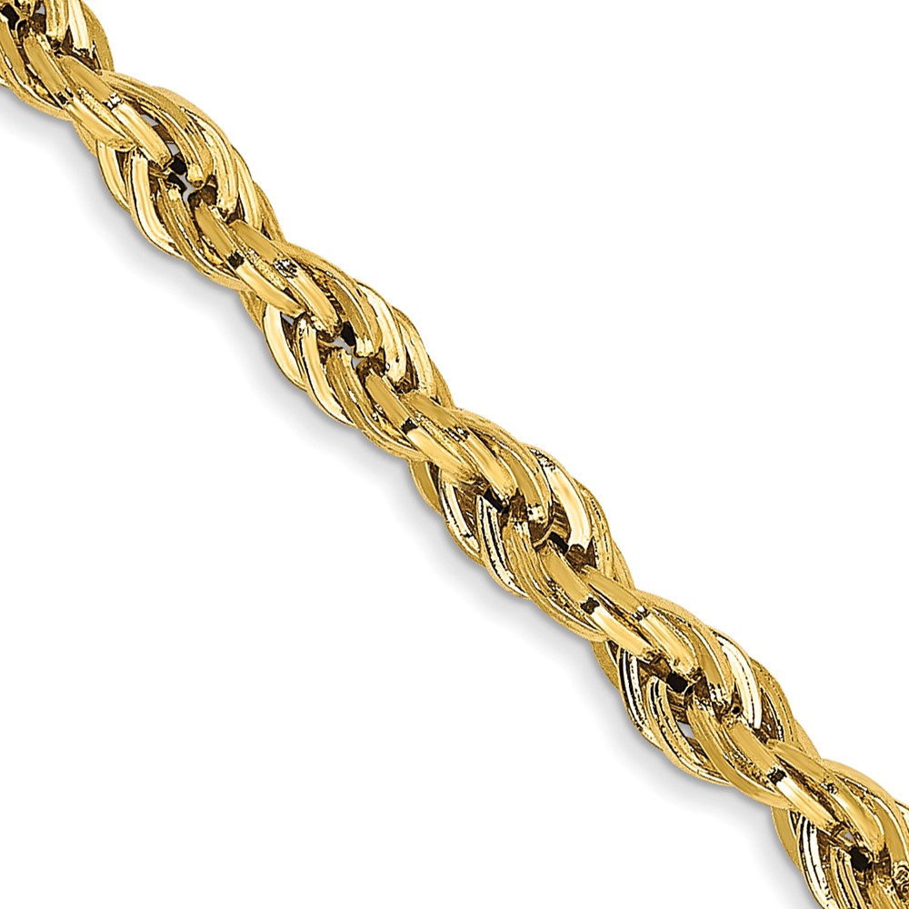 10BC133.jpg 10k 3mm Semi-Solid Rope Chain - Image 1