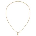 10K Tri-color w/14K Gold-filled Chain Black Hills Gold Necklace - Image 5