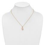 10K Tri-color w/12K Accents FWC Pearl Black Hills Gold Necklace - Image 4