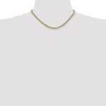 10k 2.5mm Semi-solid D/C Rope Chain - Image 4