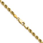 10k 3.5mm Semi-solid D/C Rope Chain - Image 3