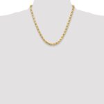 10k 6.5mm Semi-solid D/C Rope Chain - Image 4