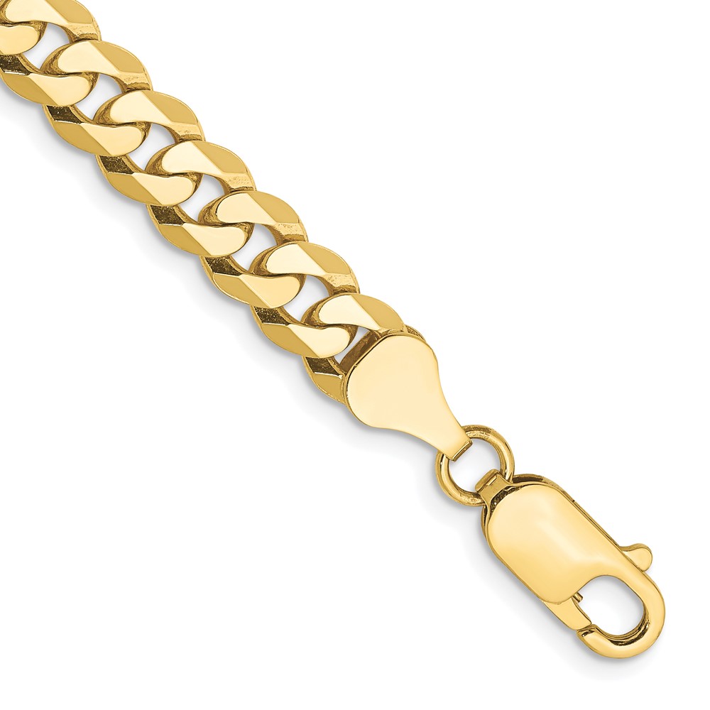 10FBU160-8.jpg 10k 6.25mm Flat Beveled Curb Chain - Image 1