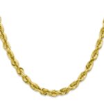 10k 5.5mm Diamond-cut Rope Chain - Image 2