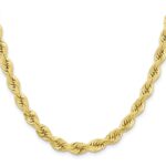 10k 6.5mm Diamond-cut Rope Chain - Image 2