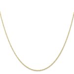 10k .7mm Carded Cable Rope Chain - Image 2