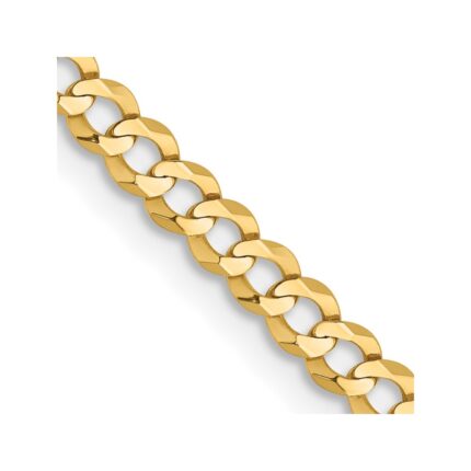 10K 3.1mm Lightweight Flat Cuban Chain