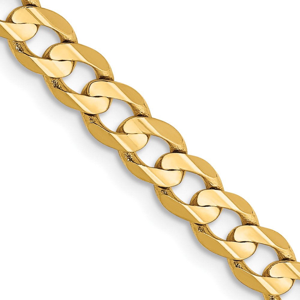10LCR120.jpg 10K 4.5mm Open Concave Curb Chain 10K - Image 1