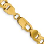 10K 7.5mm Open Concave Curb Chain 10K - Image 3