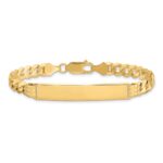 10k Flat Curb Link ID Bracelet - Image 3