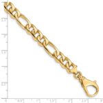 10k 8.5mm Hand Polished Fancy Link Bracelet - Image 2
