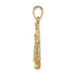 14k Large Libra Zodiac Charm - Image 2