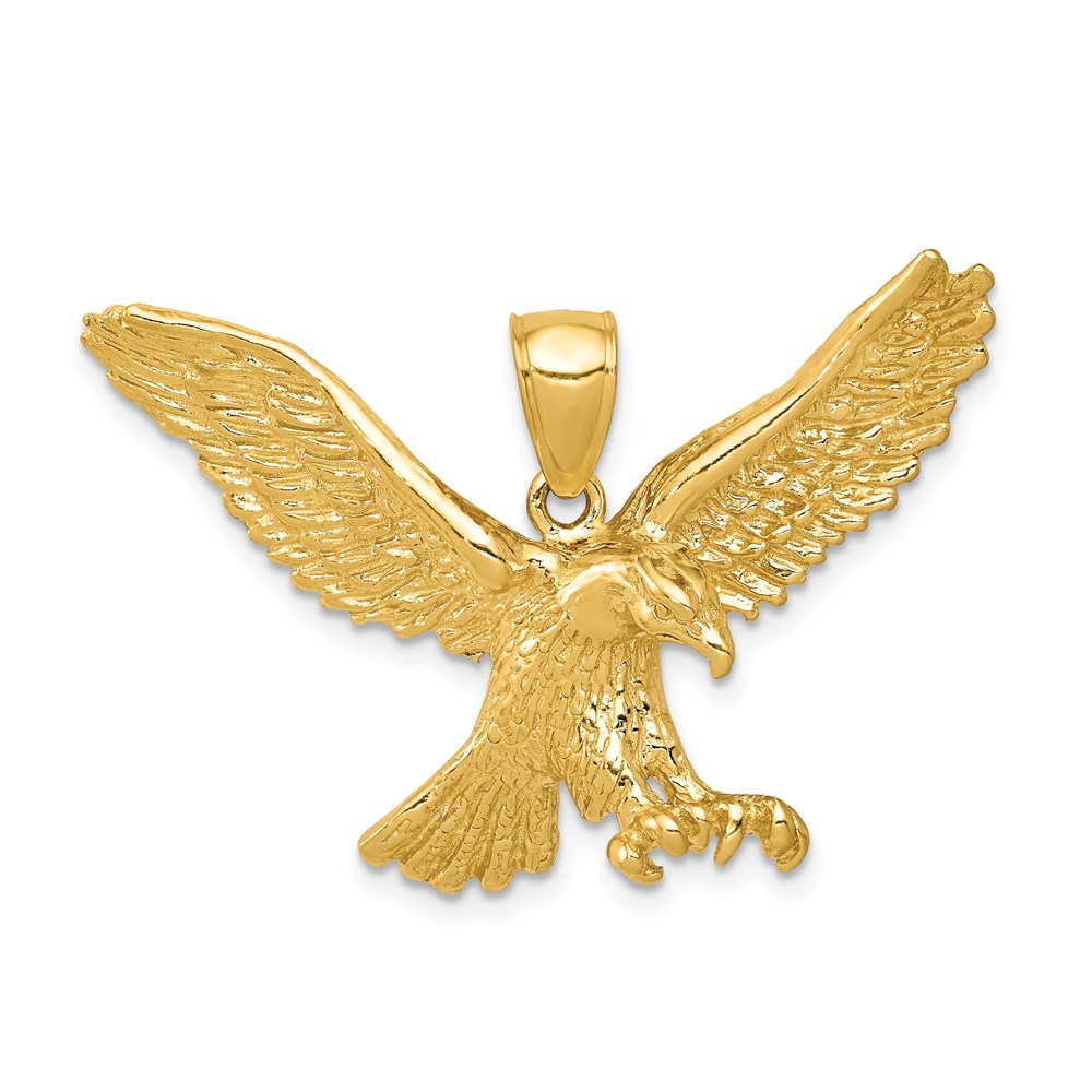 K3282-1.jpg 14k Eagle Pendant - Image 1