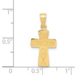 14k Polished FIRST HOLY COMMUNION Cross Pendant - Image 4