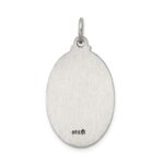 Sterling Silver Antiqued Our Lady of Guadalupe Medal - Image 4