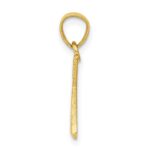 10k Baseball w/Bats Charm - Image 2