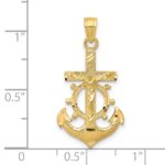 10k Mariner Crucifix Pendant - Image 4
