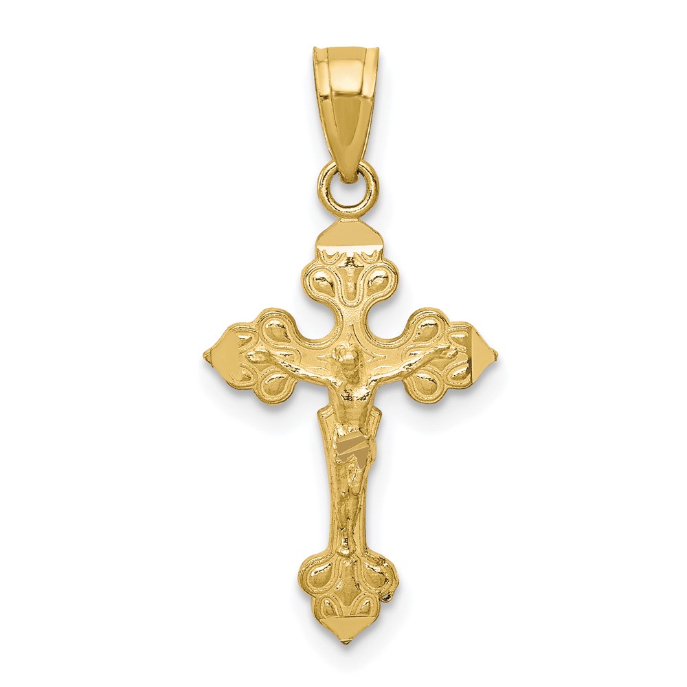 10C1065.jpg 10k Crucifix Pendant - Image 1