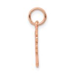 10k Rose Gold DADDYS LITTLE GIRL Charm - Image 2