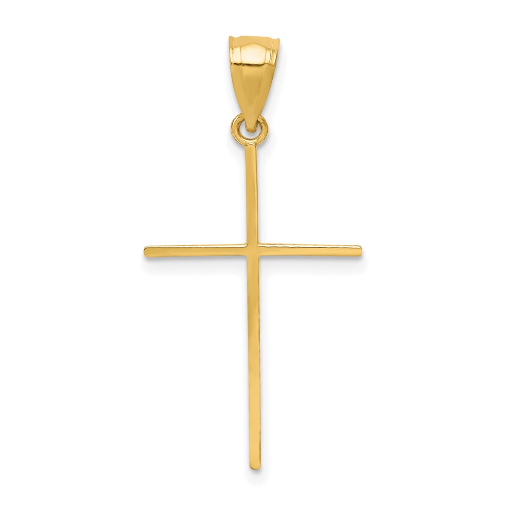 10C1106.jpg 10k Cross Pendant - Image 1