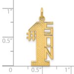 10K Lined Design #1 SON Charm - Image 3