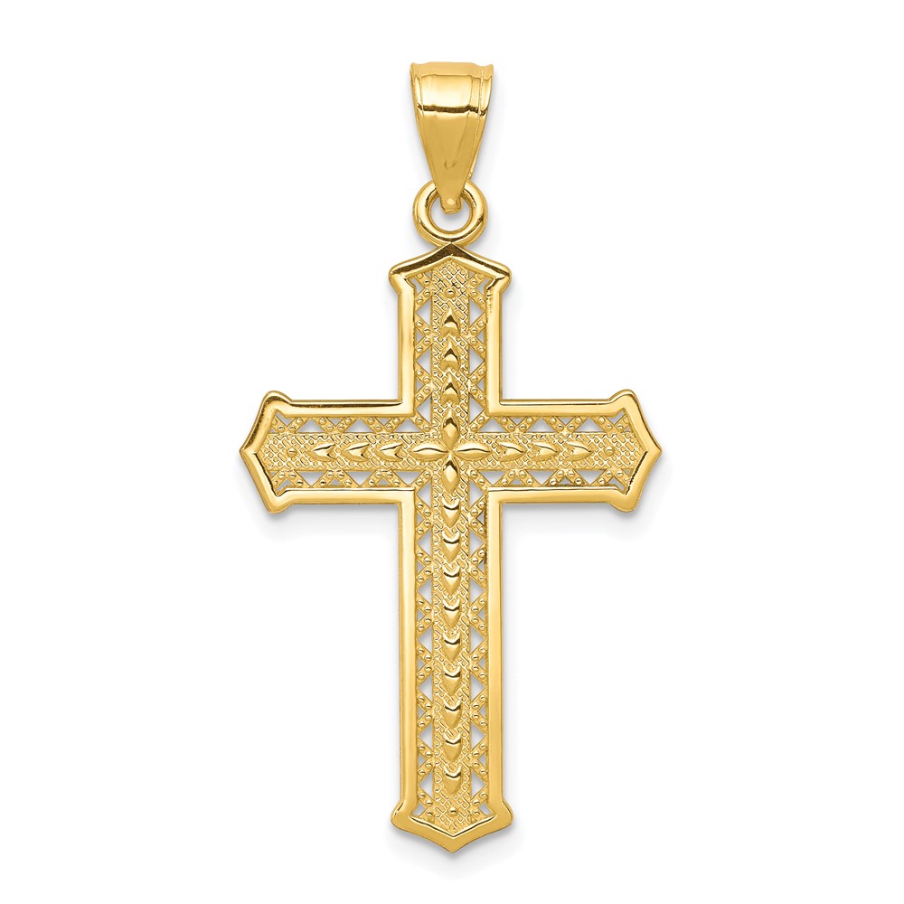 10C1316.jpg 10k Cross Pendant - Image 1