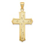 10k Passion Cross Pendant - Image 4