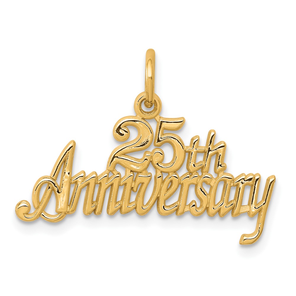 10C133.jpg 10k 25th ANNIVERSARY Charm - Image 1