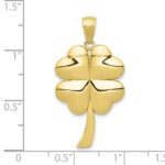 10k 4-Leaf Clover Pendant - Image 4