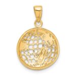 10k Polished Globe Pendant - Image 4