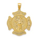 10k St. Florian Protect Us/Fire Dept. Pendant