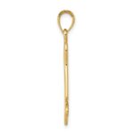 10k 3-D Dog Bone Pendant - Image 2