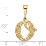 10k Initial O Pendant - Image 3