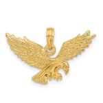 10k 3-D Eagle Charm - Image 3