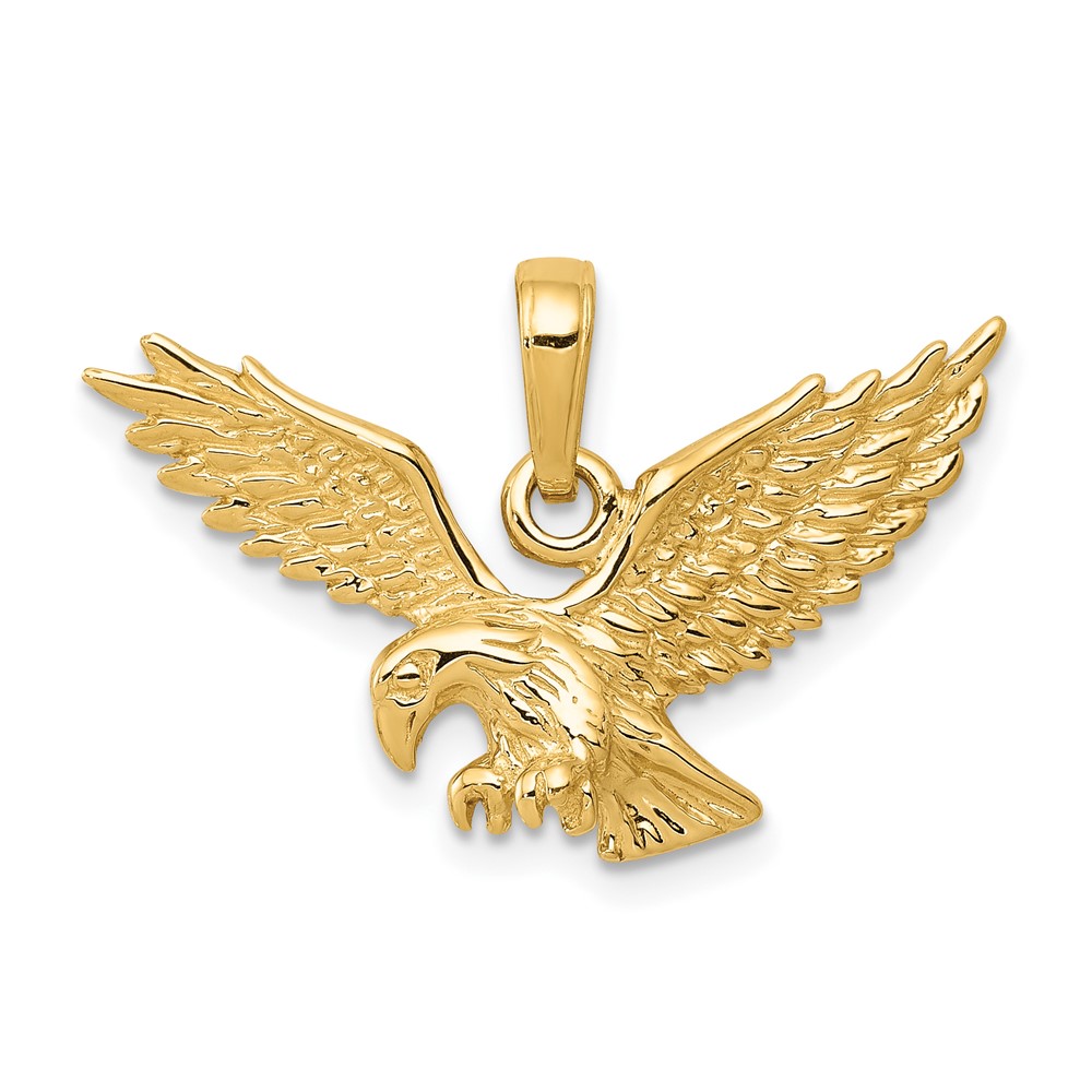 10C2440.jpg 10k 3-D Eagle Charm - Image 1