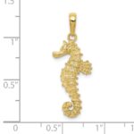 10k Seahorse Pendant - Image 3