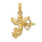10k Cupid w/Bow and Arrow Charm - Image 4