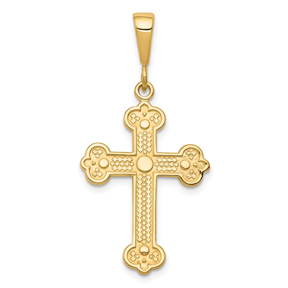 10C302.jpg 10k Cross Charm - Image 1