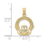10k Claddagh Charm - Image 3