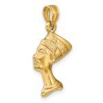 10k 3-D Nefertiti Pendant - Image 5