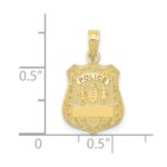 10k Police Badge Pendant - Image 3