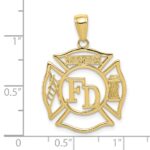 10k FD MEMBER in Shield Pendant - Image 3