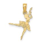10K Ballerina Pendant - Image 4