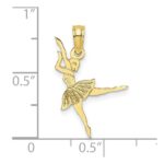 10K Ballerina Pendant - Image 3