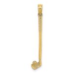 10k 3-D Single Golf Club with Ball Charm