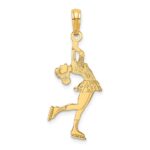 10k Ice Skater Turning Charm